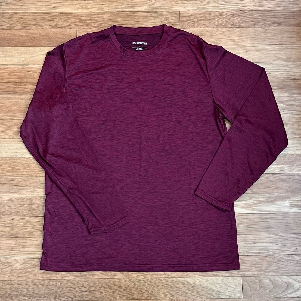 Real Essentials Long-Sleeved Workout Top - Size XL